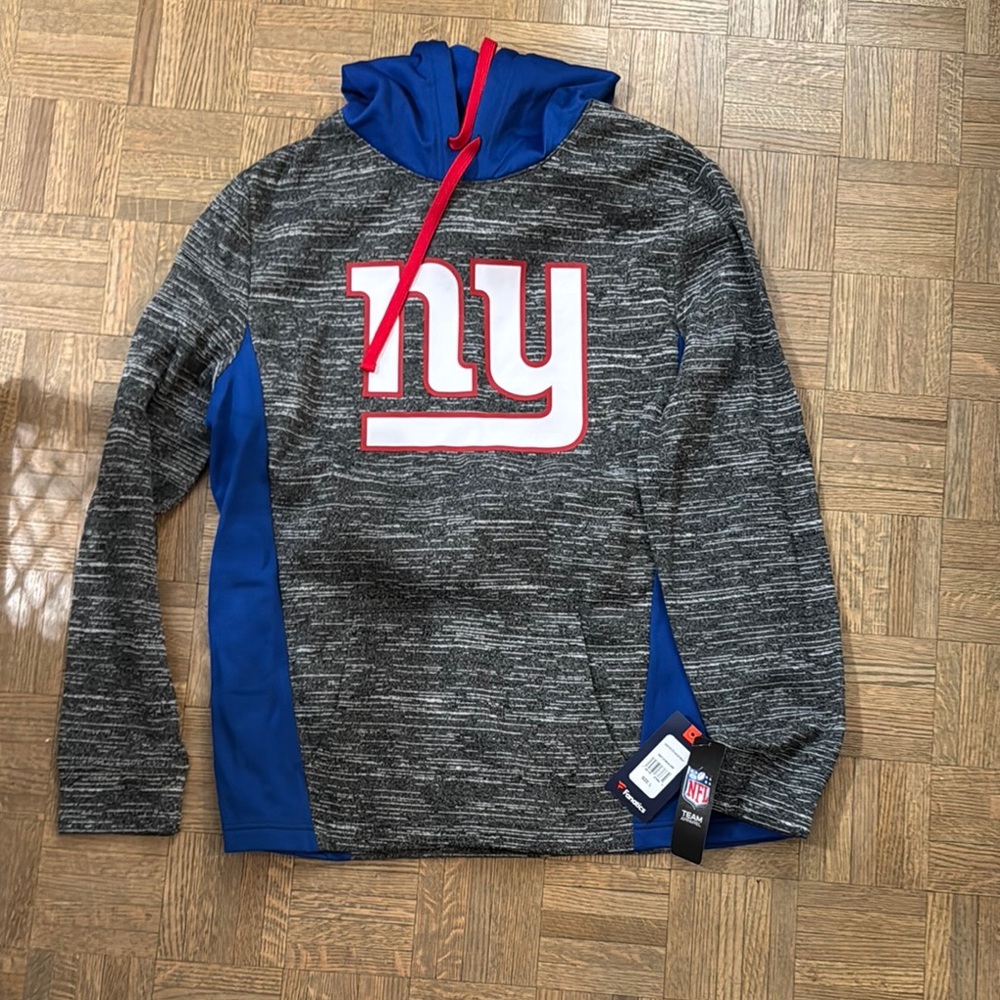 Gray and Blue NY Hoodie